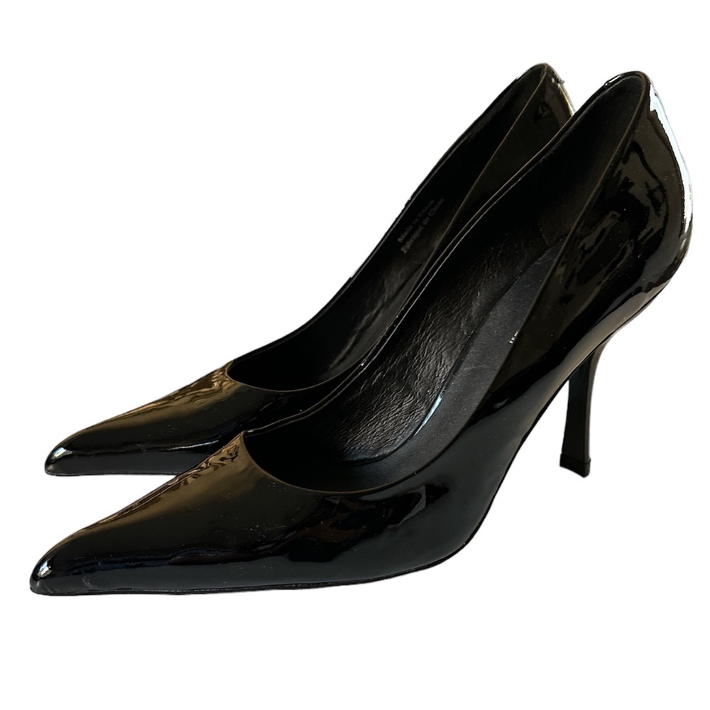 NWOT Jeffrey Campbell Black Patent Leather Pointed Heels